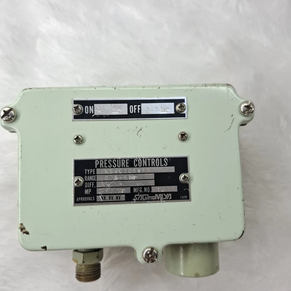 SAGINOMIYA ANS-C106WK0 PRESSURE CONTROLS